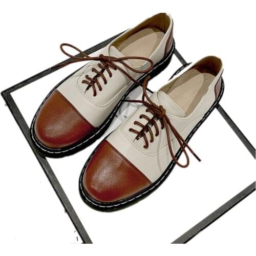 PXELENA Hot High Quality British Retro Women Low heels Daily Oxfords Round Toe Mixed Color 2020 Spring Lady Office Derby Shoes