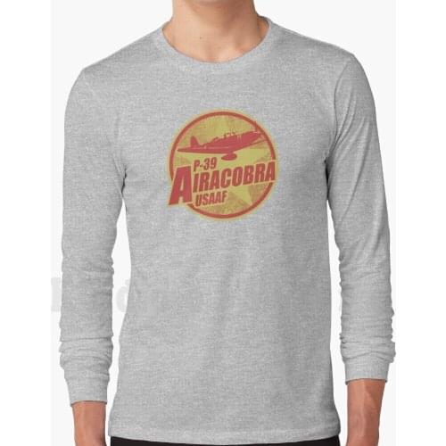 P - 39 hoodie long sleeve Ww2 Fighter Jet Air Force Usaaf Army World War 2 Retro 1940S Americana P39 Eto