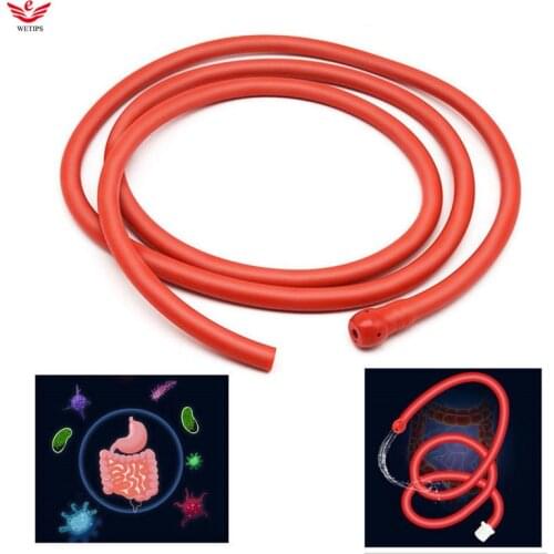 Wetips Silicone Enema Hose System Irrigator Cleaning Shower Douche Anal Shower Bidet Combination Enema Tube Bidet Anal Shower