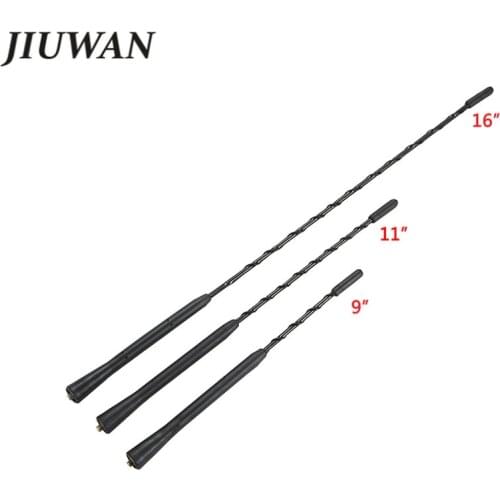 9/11/16 Inch Universal Car Roof Mast Whip Stereo Radio FM/AM Signal Aerial Amplified Antenna For VW BMW Benz Mazda Audi Toyota