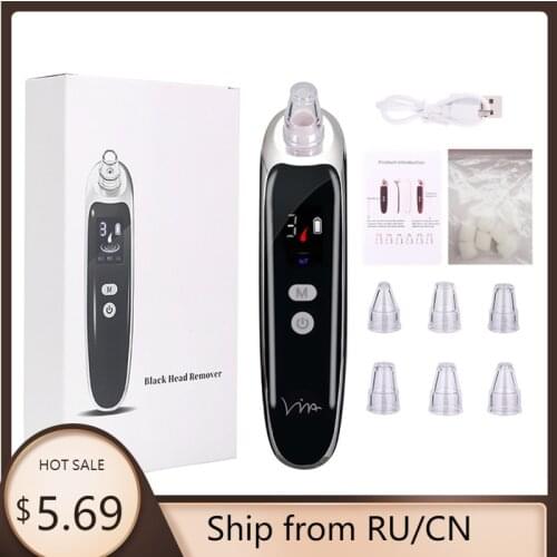Vacuum Blackhead Remover Spot Pore Nose Cleaner Skin Care Tools Remover Acne Suction Whiteheads Beauty Machine Face Cleaning