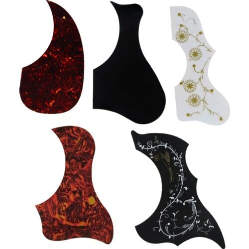 FLEOR 1PC Folk Acoustic Guitar Pickguard Self-adhesive Pick Guard Sticker Professional for Acoustic Guitar Accessories