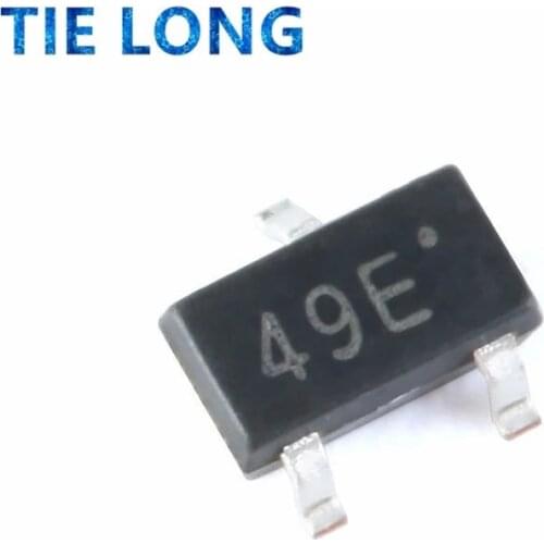 100pcs 49E SOT-23 Hall Effect Sensor Switch Hall Element SOT23 SS49E SOT AH49E