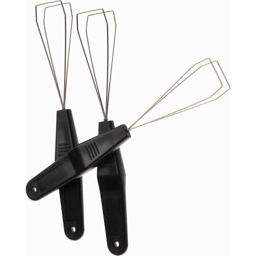 100 pcs Simple Keyboard Key Keycap Puller Remover With Unloading Steel Cleaning Tool Keycap Starter Keyboard Cleaning Aid