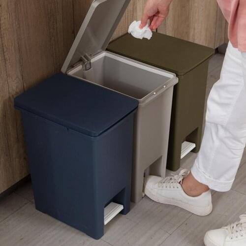 15L Large Trash Cans Household Kitchen Classification Garbage Bucket Bathroom Storage Bins with Lid