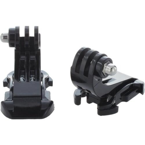 2x Black Vertical Surface J-Hook Buckle Mount For Gopro HD Hero 1 2 3