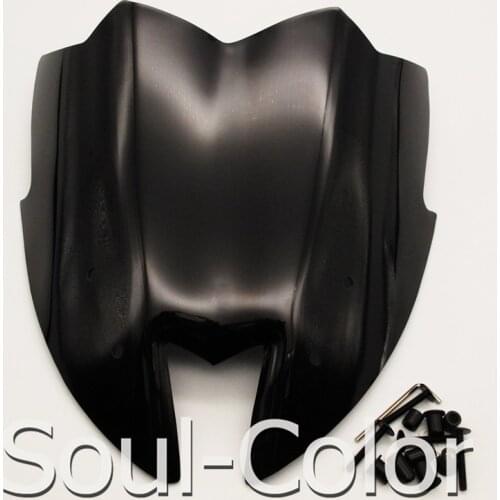 Black Motorcycle WindScreen Windshield Viser VIsor front glass For Z800 kawasaki 2012 2013 2014 2015 2016