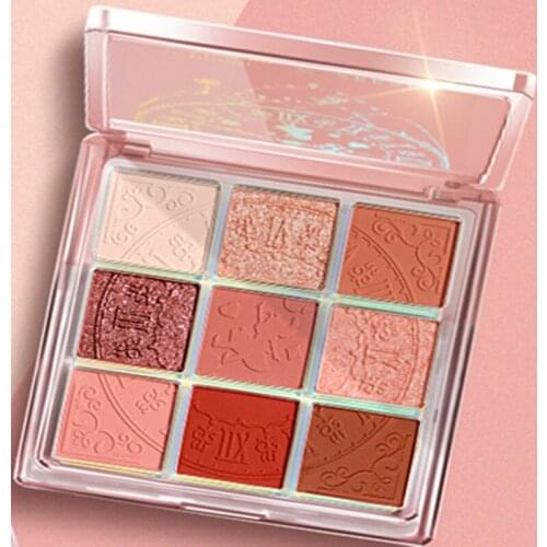 Cy9 Color Super Hot Eye Shadow Plate Flat Glitter Earth Color Pearl Waterproof Free Shipping