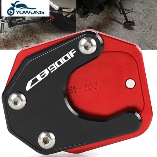 For HONDA CB900F HORNET 2002 2003 2004 2005 2006 2007 Motorcycle Side Stand Enlarger Plate Kickstand Enlarge Foot shelf CB900F