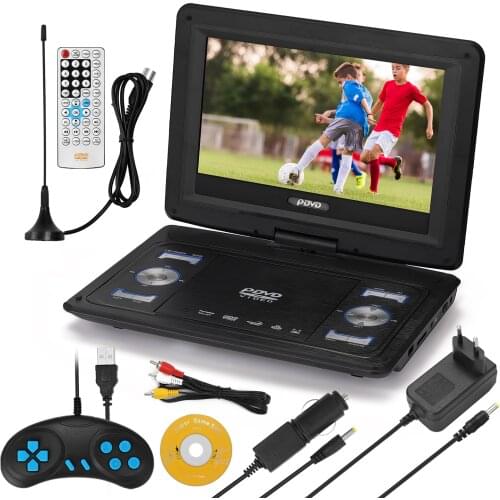 10.1inch High Denifition TV DVD Player Portable VCD MP3 MPEG Viewer with Game Handle and Compact Disc DVD Player For Home