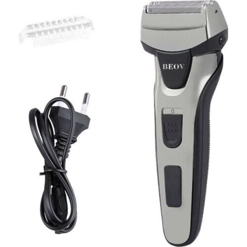 Shaver Machine Electric Razor Men Stainless Steel Shaver Rechargeable Trimmer Shaver 3D Floating Shaving LED Display barbeador