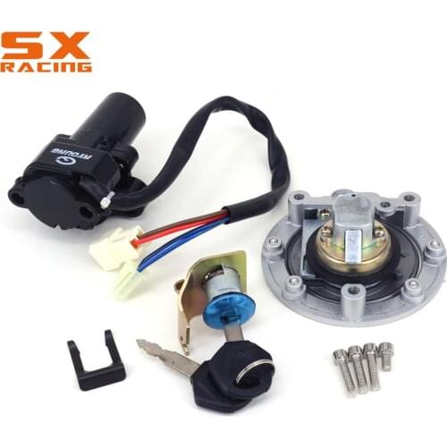 Motorbike Street bike Ignition Switch Lock Key Set Gas Tank Cap Cover Seat For YAMAHA YZF R1 R6 92 93 94 95 96 97 98 99 10-12