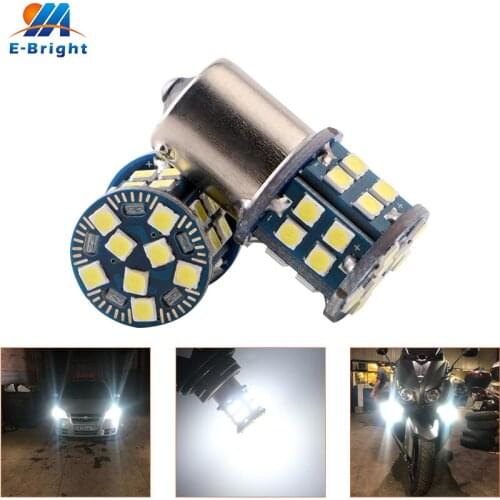 2PCS PY21W BAU15S BA15S 1156 Light Bulbs 7506 7507 2641A 1141 Car Bulb for Led Turn Signal Tail Lights 12V White 3030 28 SMD