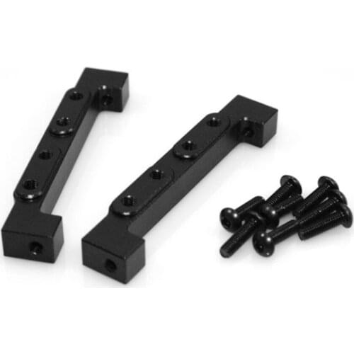 Metal Front Double Servo Fixed Mount Rudder Frame for 1/14 Tamiya King RC Tractor Truck Accessories