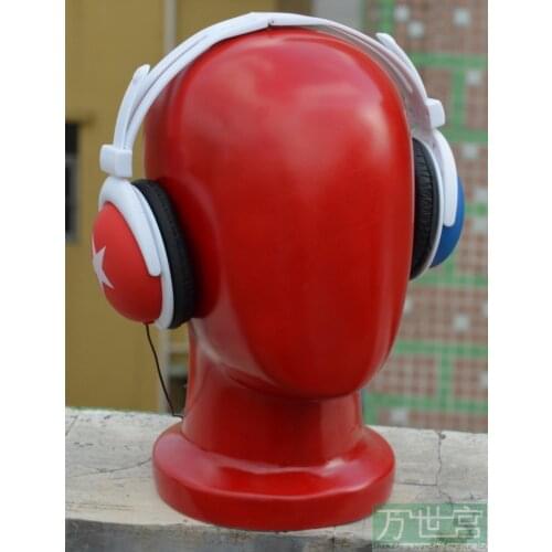 Fiberglass Male Abstract Mannequin Dummy Head For Hat/ Headphones Display