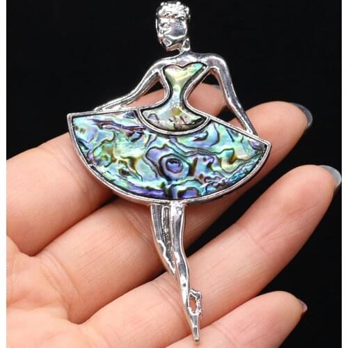 Natural Shell Brooches Lady Girl Mother of Pearl Shell Pin Pendants for Women Weddings Banquet Party Brooch Pins Gifts 45x80mm