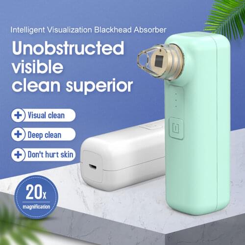 2021 New Blackhead Remover Vacuum Pore Cleaner Tool Visual Smart WIFI Blackhead Cleaner Pore Cleaner HD Camera Acne Removal Tool
