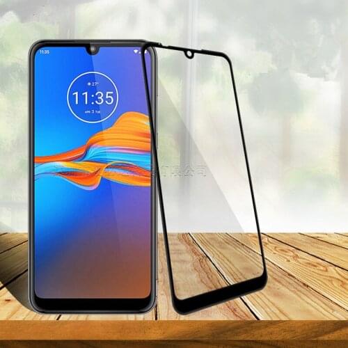 Full Cover Premium 2.5D cell phone Tempered Glass Screen Protector For MOTO E6S Protective Glass