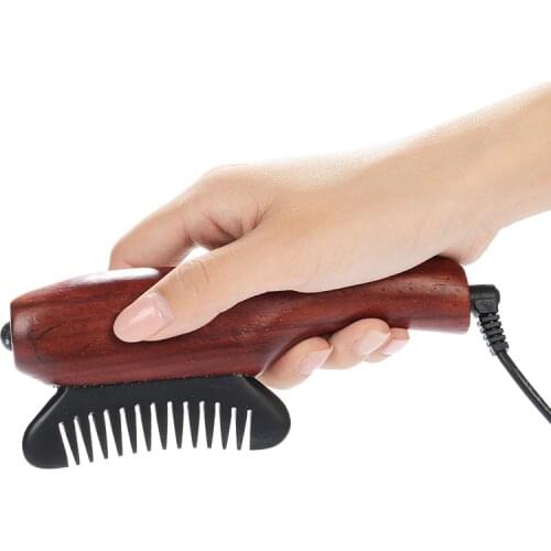 Span stone stone needle therapy comb comb massage head meridian dredging electric heat curing equipment