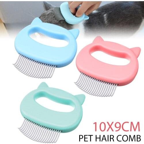 1pc 10x9cm Pet Comb Shedding Hair Removal Tools Trimmer Comb Accessories Massage Brush Dog Cat Puppy Supplies