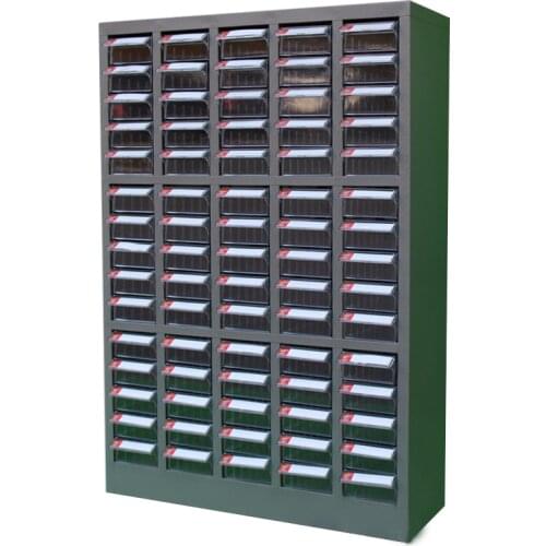 Plastic drawer accessory cabinet /75 drawers metal spare parts cabinets