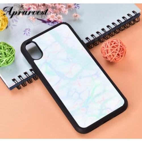 Aprarvest Colorful Marble Silicone Rubber Phone Case Cover For iPhone 6 6S 7 8 PLUS X XS XR 11 12 MINI PRO MAX