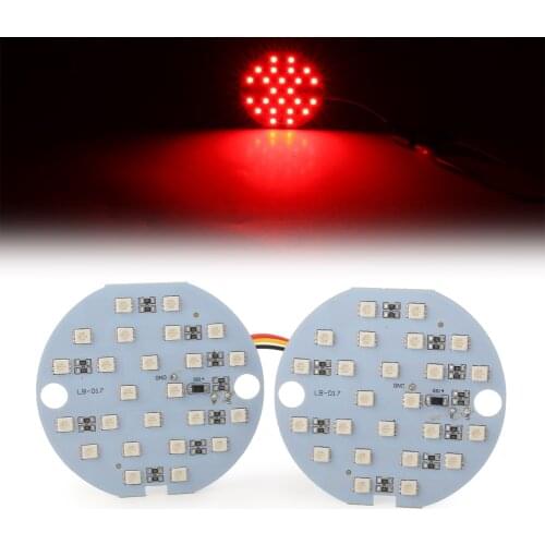 LED High Intensity and Highlight Turn Signal Lights Daytime Running Panel Light for Harley BAY15d Socket Base Plug 1157 BAY15d