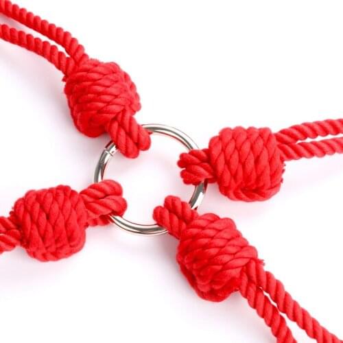 Shibari Rope Bondage Handcuffs Ankle cuffs Restraints Braided BDSM gear Flirting Sex Toys For For Adults Couples Slave game