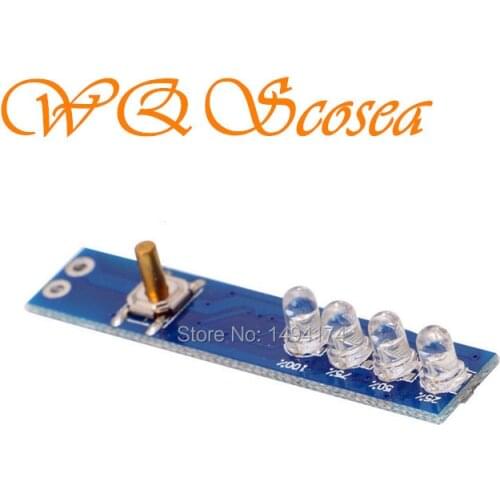 WQScosea Q8S-325 4 Serial 4S Battery Packs Capacity Indicator LED Display Board Power Level Tester Meter For 4pcs 18650 Lithium