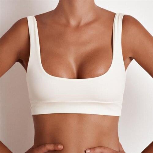 Ladies Sexy Bikini Vest Shockproof Gathered Comfortable Breathable Ladies Fitness Underwear Home Fitness Tops Woman Bra