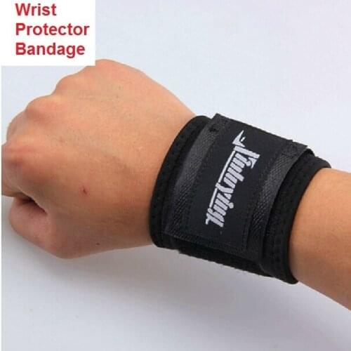 1 piece Adjustable Gym Weight lifting basketball badminton tennis Wrist WRISTGUARD Bracer pad support protector band belt
