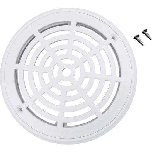 20cm Main Drain Pool Anti Vortex Sump Grill /Cover with Screws