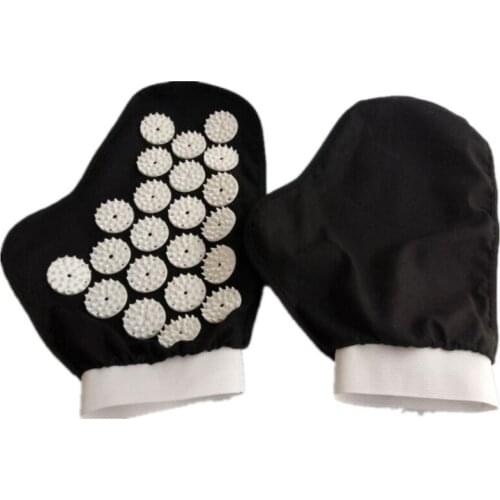 Acupuncture massage gloves hold the acupoint needle of the whole body massager Massage gloves yoga massage gloves