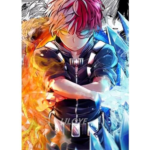 Diamond Painting My Hero Academia Sticker Picture 5D Japan Anime Role Full Square Round Cross Stitch Home Decor Embroidery CV470