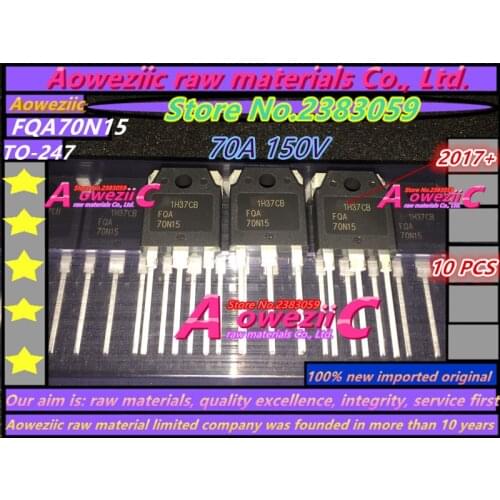 Aoweziic 2017+ 100% new imported original FQA70N15 70N15 FQA90N08 90N08 FFA60UA60DN F60UA60DN TO-247 MOS FET