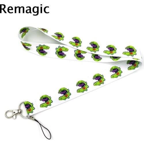 Green dinosaur Neck Strap Lanyards ID badge card holder keychain Mobile Phone Strap Gift Ribbon webbing necklace gifts