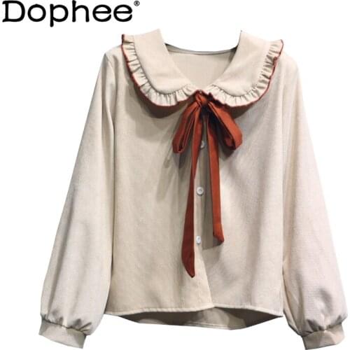 Женские вельветовые рубашки Dophee China At AliExpress