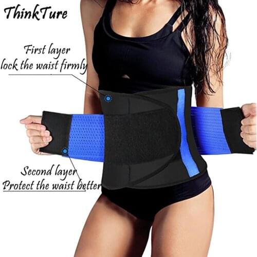 Elastic Lumbar Waist Support Belt Waist Training Corset Gym Fitness Belt Slimming Bodyshaper Underwear Belt For Back Weight Loss