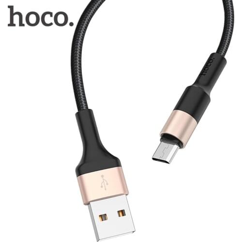 HOCO Micro USB Cable 2A Fast Charge USB Data Cable for Samsung Xiaomi Tablet Android USB Charging Cord Microusb Charger Cable