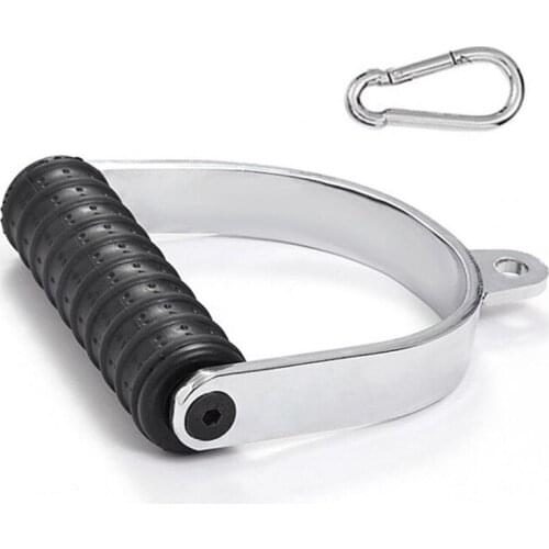 LAT Pulldown Cable Machine Metal Steel Handles with TPE for Heavy Duty Workout Tricep Muscle Training Home Gym Fitness Equipment