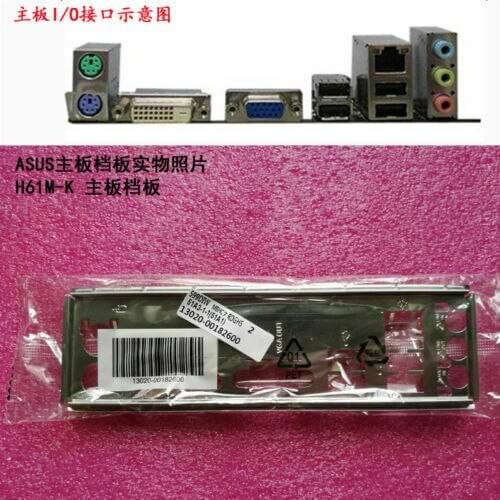 Original IO I/O Shield BackPlate Blende Bracket For Asus H61M-K , H61M-F , H81M-R , H81M-P , H81M-P-SI