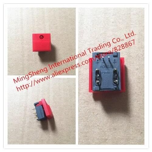Original new 100% import original authentic with light touch switch push button switch PB86-B1-R-NR