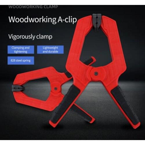 Heavy Duty Woodworking Plastic Spring Clamp Strong A Type Extra Large Clip Nylon Wood Carpenter Spring Clamps Tool