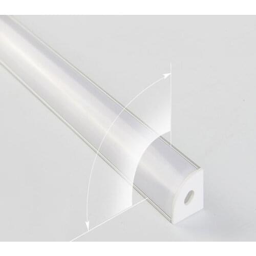 Right Angle V Type Kitchen Wall Under Cabinet lights DC12V Cabinet Corner Bottome Top Cupboard Bookcase Showcase Wardrobe