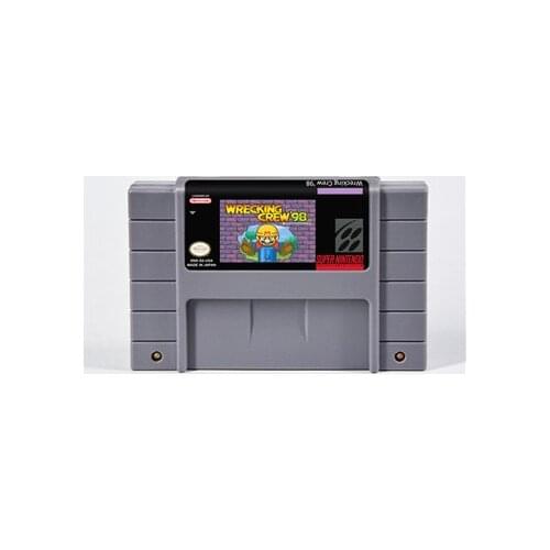 Wrecking Crew '98 - RPG Game Card US Version English Language Battery Save