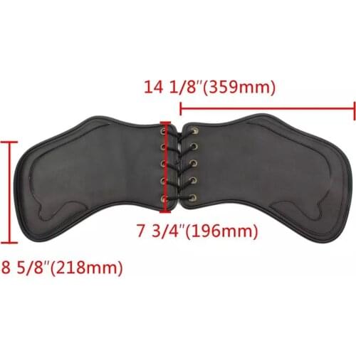 PU Leather Saddle Shield Insulation Engine Heat for Decorative Side Accessories