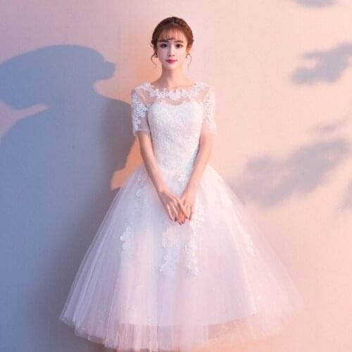 Women White Short Appliques Prom Dresses Sexy Prom Dress Tulle Embroidery Lace Up Evening Party Gown Vestidos