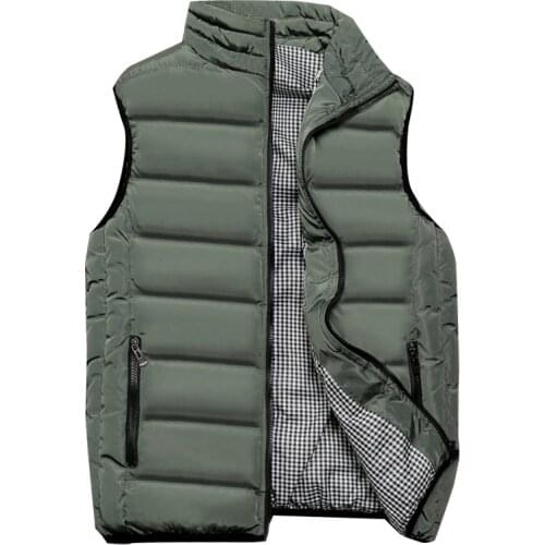 Casual Mens Jacket Sleeveless Vest Spring Autumn Warm Vests Fashion Coats Thick Mens Vest Men Vest Plus Size Waistcoat 5XL