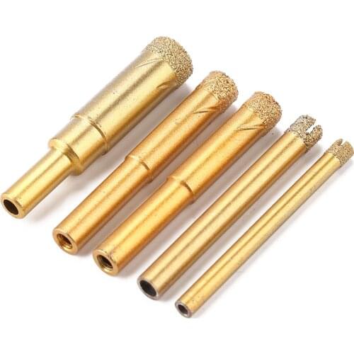1pc 6-14mm Drill Bit Brazed Dry Drill Multifunction Marble Vitrified Brick Granite Glass Eye Dryer Open Hole New Accessories Hot