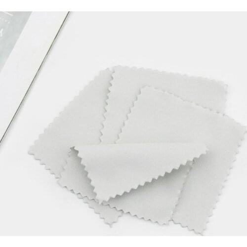 100 Sheets/pack of Square Silver Polishing Cloth 8*8cm Cleaning Polishing Cloth Gold Cloth and Maintenance and Silverware I3G4